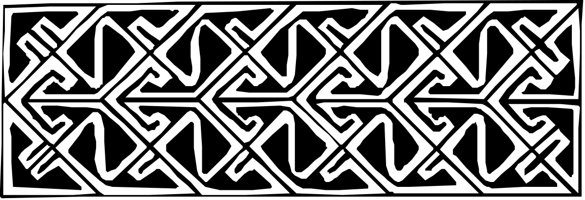 a black and white pattern with a white background clip art png transparent Black and White Pattern Clipart for Stylish Designs