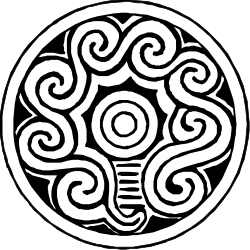 Celtic Design Circle Clipart - Elegant Circular Patterns