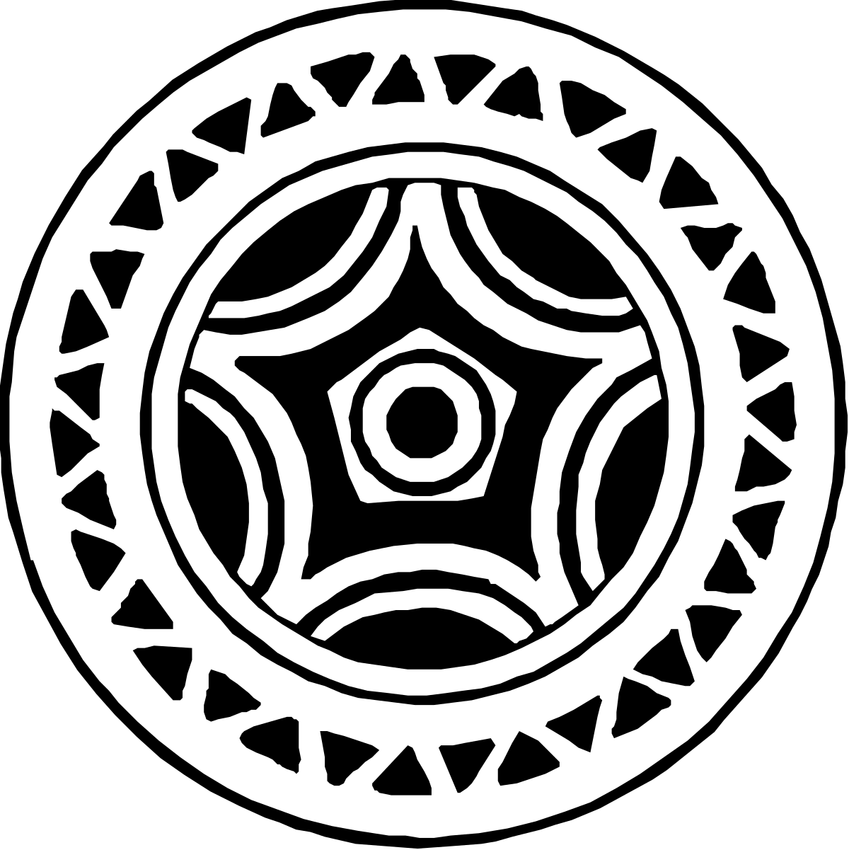 a circular design with a white circle in the middle clip art png transparent Circular Design with White Center - Unique Clipart for Creative Projects