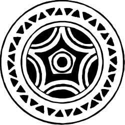 Circular Design with White Center - Unique Clipart for Creative Projects