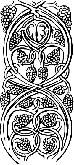 Stylized Black and White Clipart Design - Unique Graphic Elements