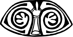 Black and White Face Clipart: Minimalist Character Design