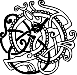 Circular Design Clipart: Elegant Black and White Graphics