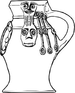 Robot Clipart: Black and White Drawing for Versatile Use