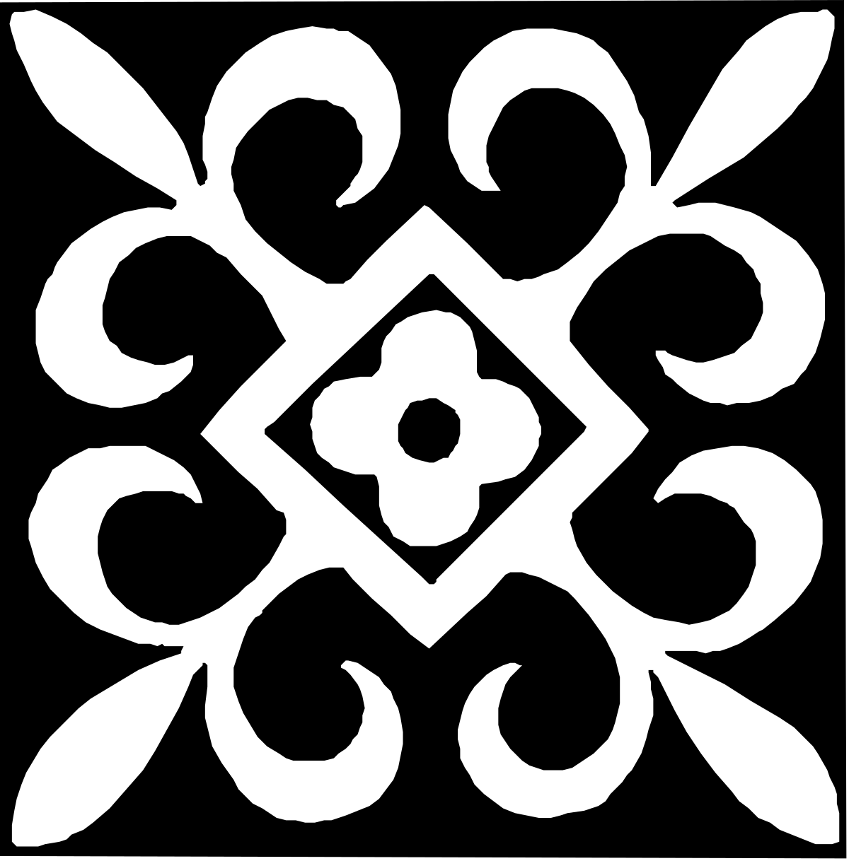 a black and white pattern clip art png transparent Black and White Pattern Clipart for Creative Projects
