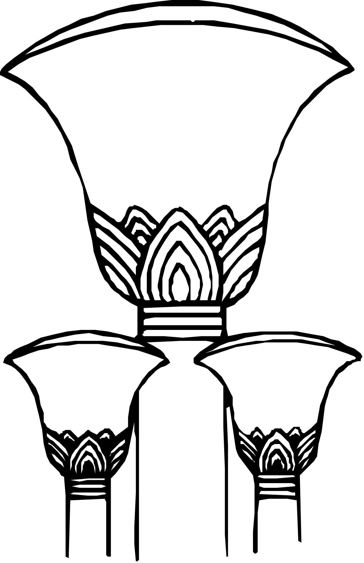 a black and white image of a crown clip art png transparent Crown Clipart: Stunning Black and White Design for Your Projects