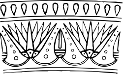 Black and White Plant Clipart - Elegant Botanical Illustration