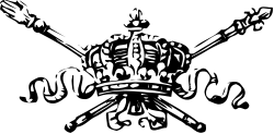 Black and White Man with Gun Clipart - Dynamic Scene for Various Uses