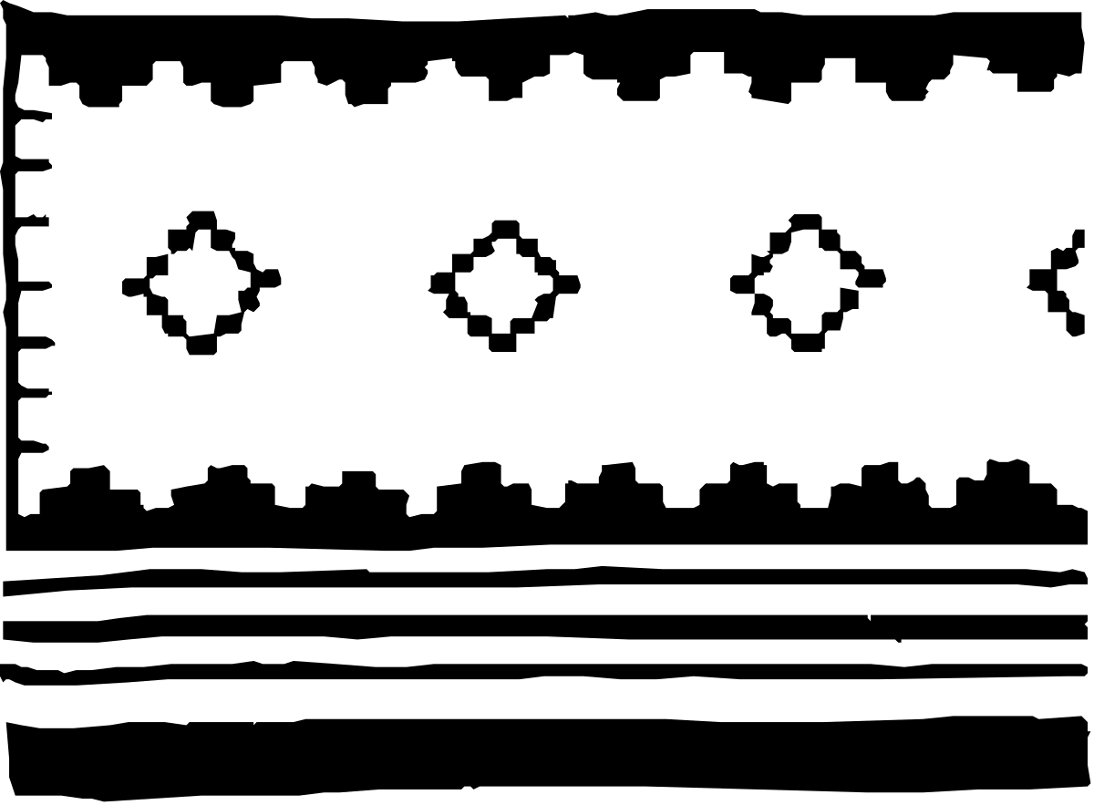 a black and white image of a cross clip art png transparent Cross Clipart: Black and White Artistic Symbol for Various Uses