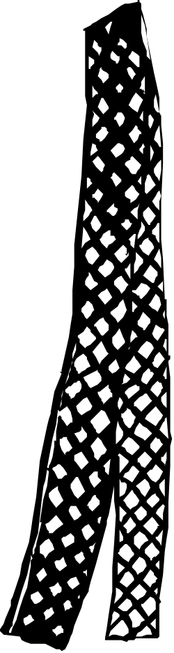 Silhouette of a Man with Tie - Stylish Clipart for Professional Use