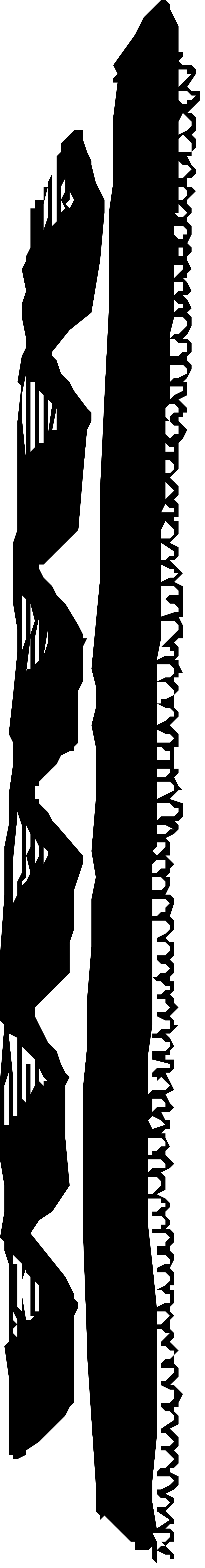 Tall Tower Clipart: Stunning Black and White Design