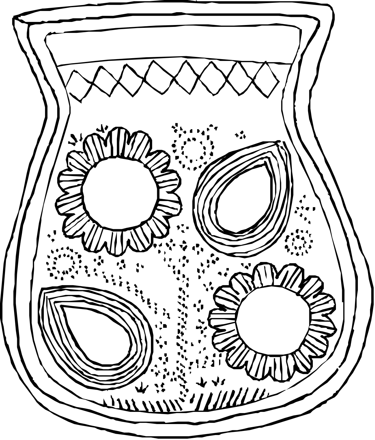 Vibrant Flower Vase Clipart for Charming Decor