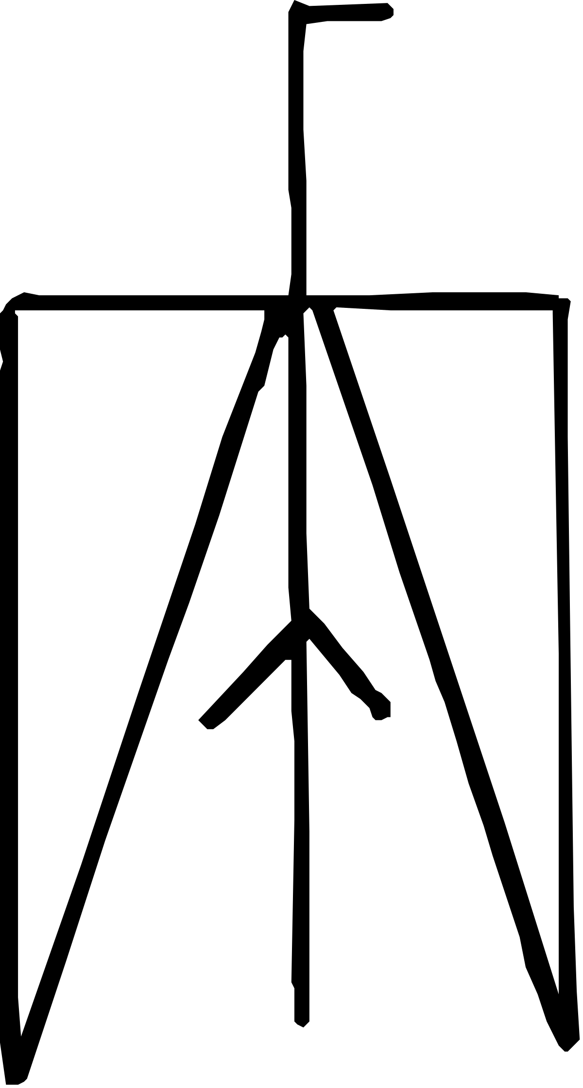Nose Clipart: Black and White Triangle Design for Creative Uses
