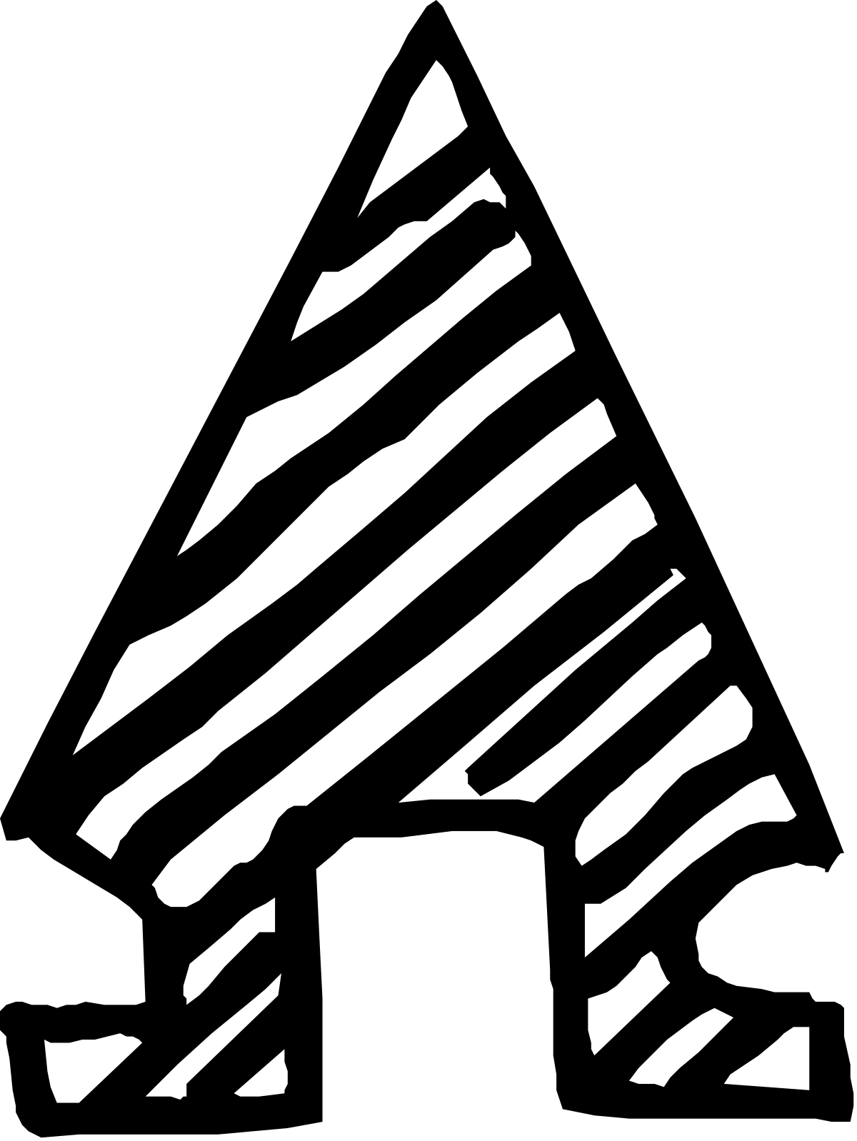 a black and white silhouette of a mountain clip art png transparent Mountain Silhouette Clipart: Black and White Vector Graphic