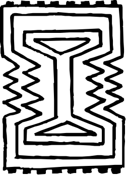 Letter T Clipart - Elegant Black and White Drawing for Creative Projects