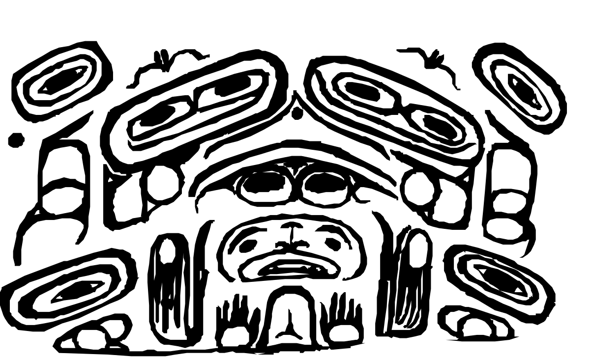 Black and White Face Clipart - Unique Line Art Illustrations
