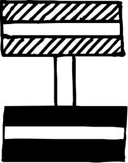 Traffic Light Icon - Black and White Clipart for Your Projects