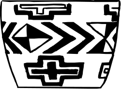 Black and White Face with Arrows Clipart for Dynamic Visuals