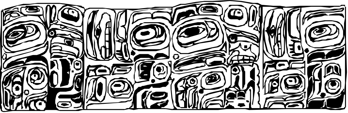 Black and White Rectangular Pattern Clipart for Creative Use
