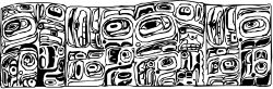 Black and White Rectangular Pattern Clipart for Creative Use