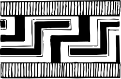 Black and White Striped Pattern Clipart for Creative Projects