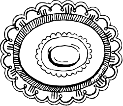 Sleepy Sheep Clipart - Black and White Illustration for Versatile Use