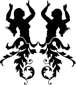 White Circle on Black Background - Striking Clipart for Bold Designs