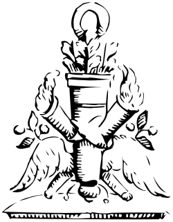 Black and White Man with Knife Clipart for Bold Designs