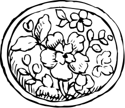 Flower Clipart: Stunning Black and White Botanical Illustration