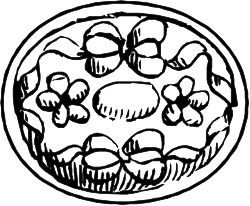 Black and White Pizza Clipart for Creative Projects