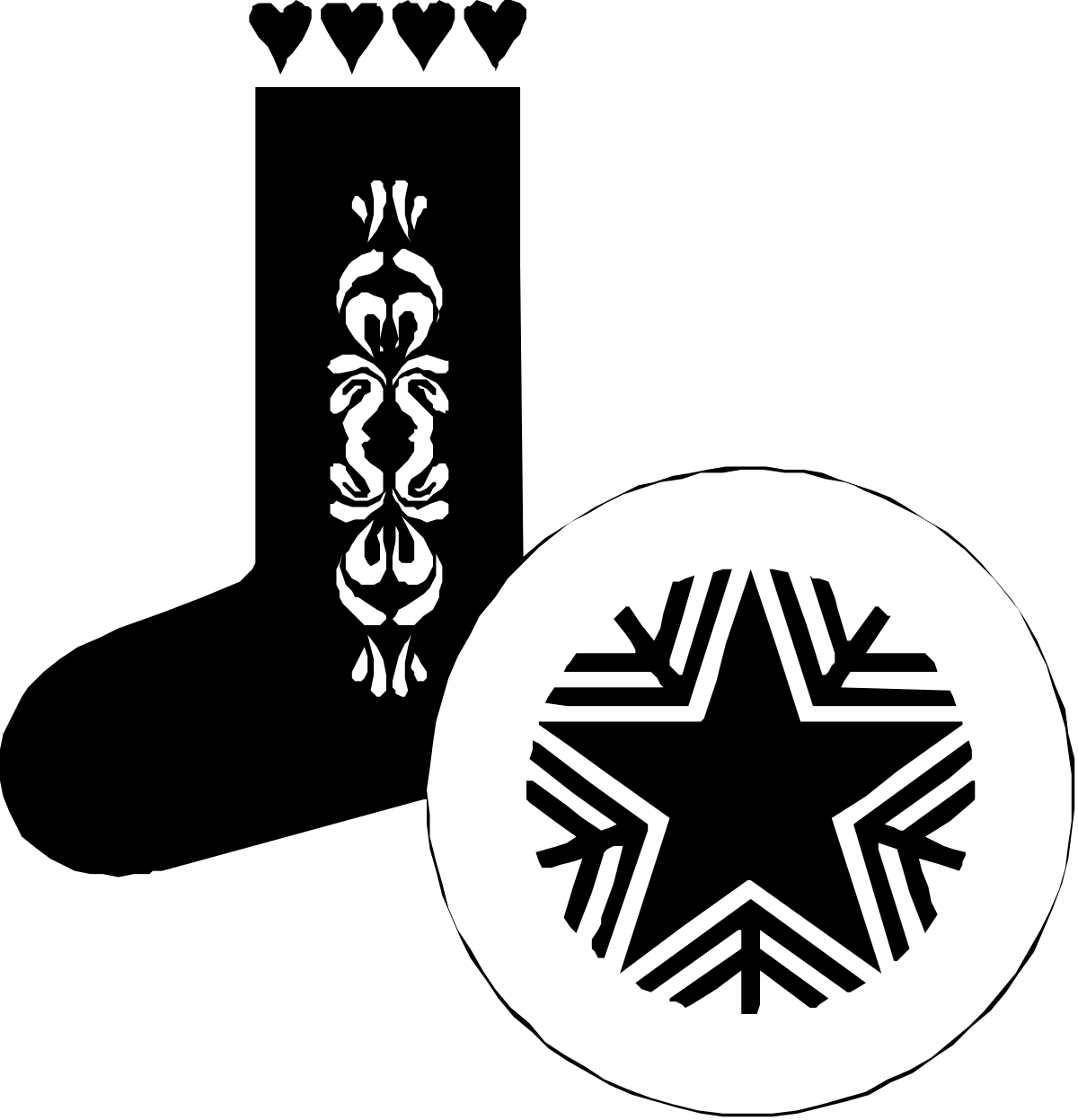 a black and white logo with a star clip art png transparent Black and White Star Logo Clipart - Sleek and Stylish Design