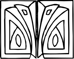 Book with Bookmark Clipart - Perfect for Education & Literature