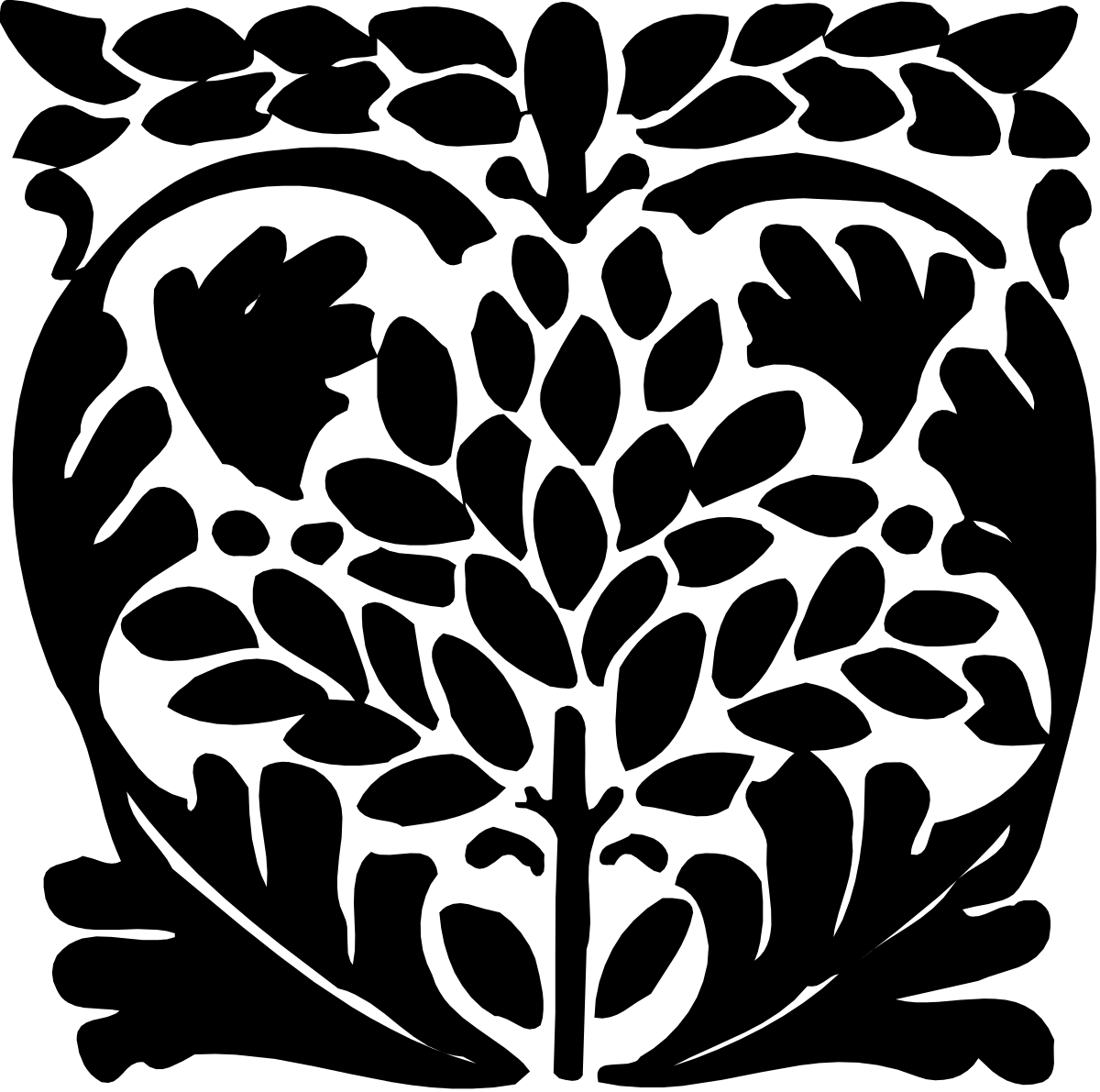 Black and White Heart Clipart: Stylish Outline Design