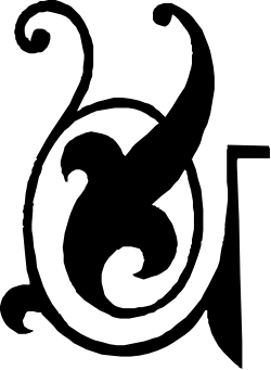 Cat Head Logo Clipart - Black and White Design