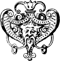 Black and White Heart Clipart - Elegant Monochrome Design