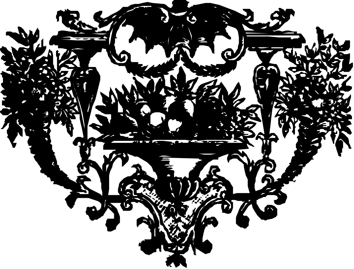 Heart with Flowers Clipart - Beautiful Floral Heart Design