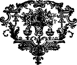Black and White Flower Clipart - Elegant Floral Designs