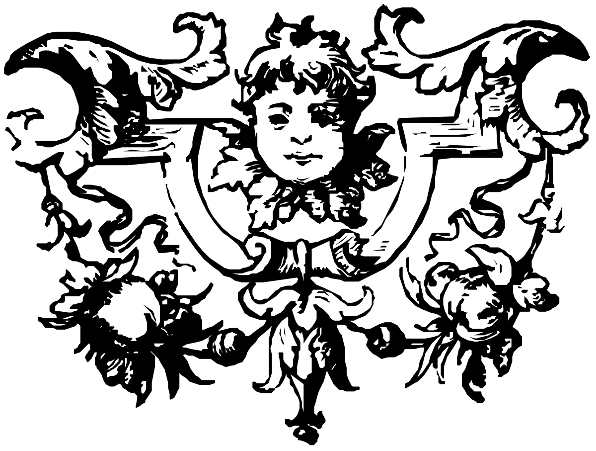 a black and white image of a group of birds clip art png transparent Victorian Emblem: Black and White Birds Clipart Collection