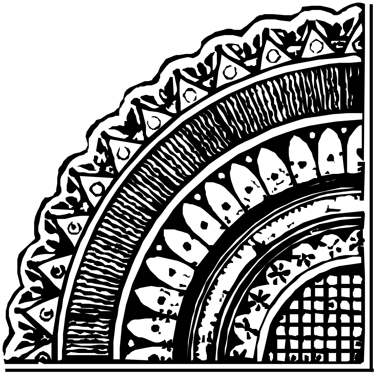 Clock Clipart: Black and White Timeless Design