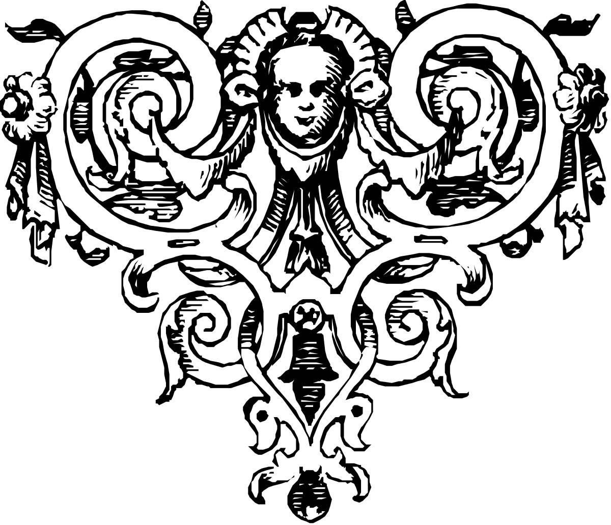 a black and white image of a woman with a crown clip art png transparent Crown-Wearing Woman Clipart in Black and White