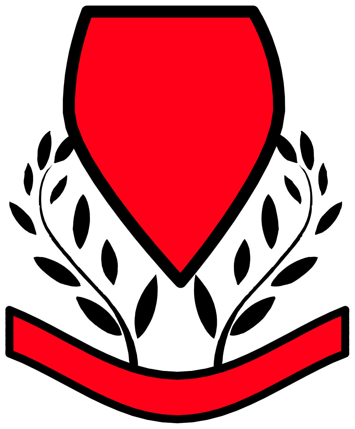 Red Heart on Black Background Clipart - Stunning Love Symbol
