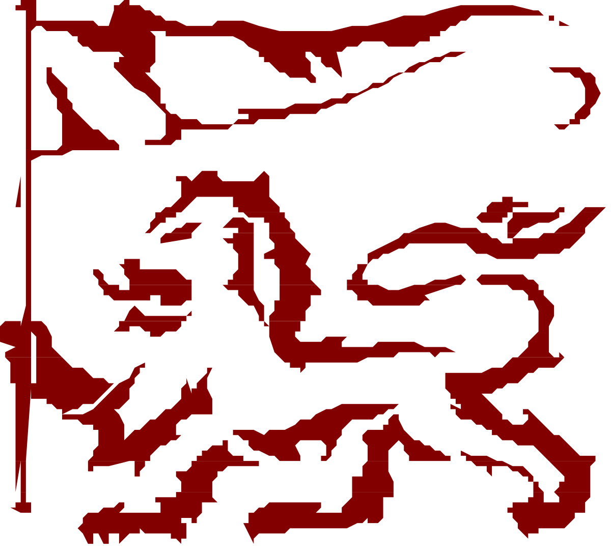 Red and White Logo Clipart - Stunning Black and White Design