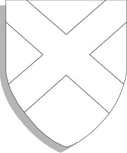 White Shield with Cross - Iconic Symbol of Protection and Faith