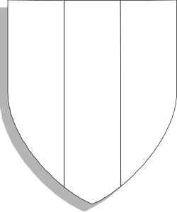 White Shield with Black Outline Clipart for Your Projects