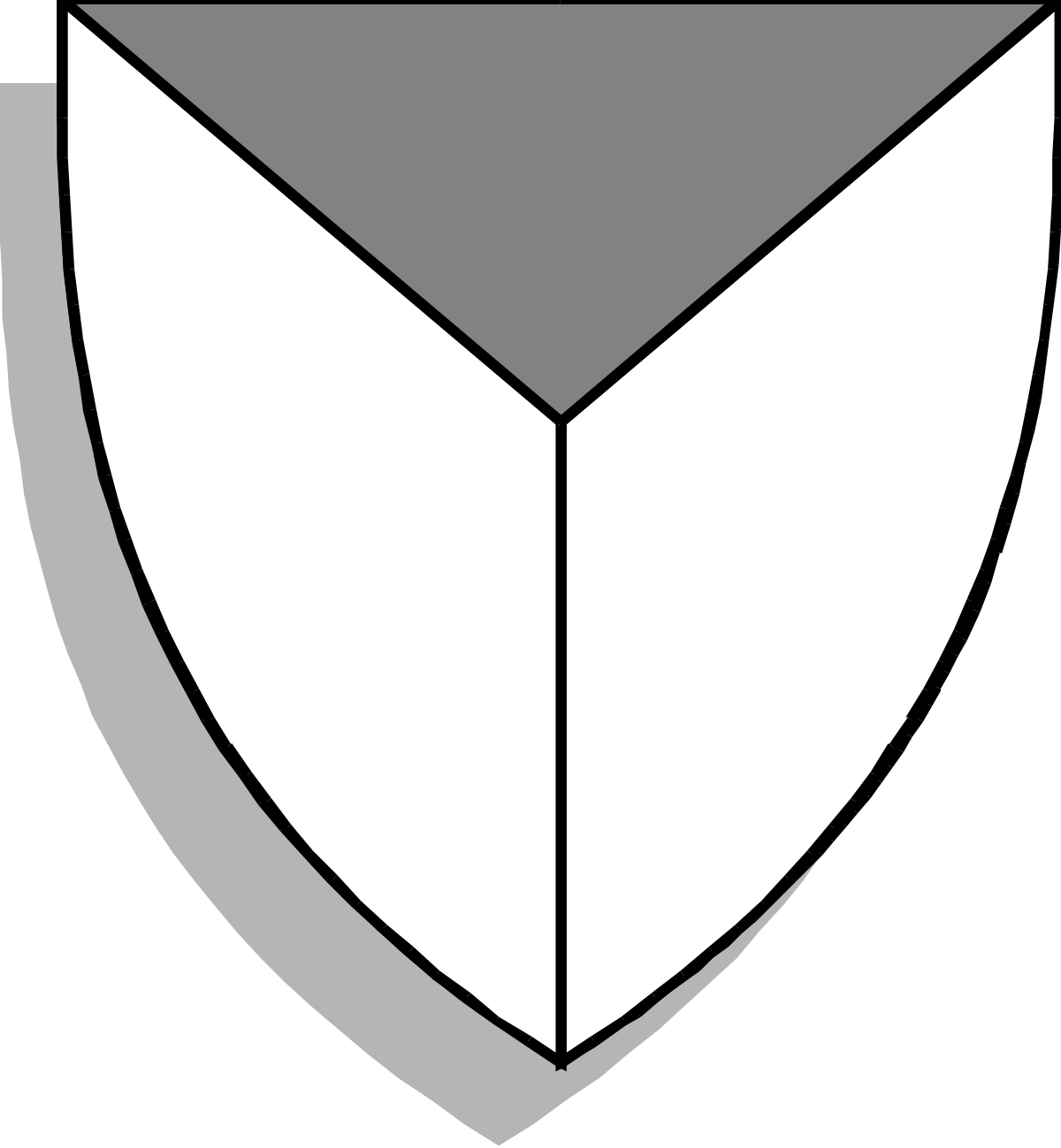 Shield Clipart with White Outline for Bold Designs
