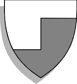 Shield Clipart with White Outline - Perfect for Creative Projects