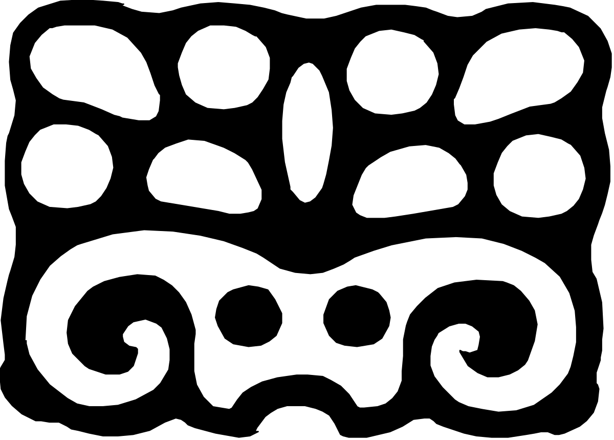 a white paw paw print on a black background clip art png transparent White Paw Print on Black Background - Unique Clipart for Diverse Uses