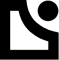 White Arrow Icon on Black Background: Bold and Clear Clipart