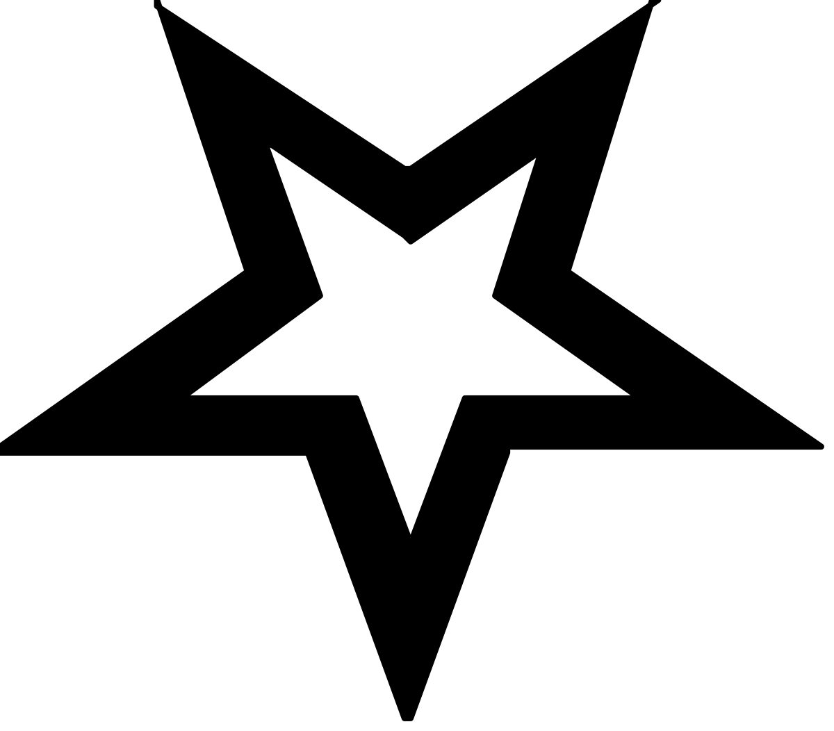 a white star on a black background clip art png transparent Elegant White Star on Black Background Clipart