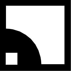White Square with Black Outline Clipart for Clean Designs
